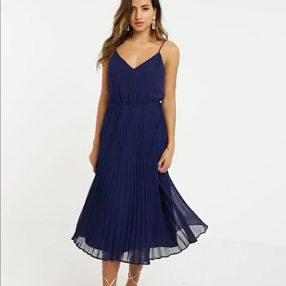 ASOS Pleated Midi Dress